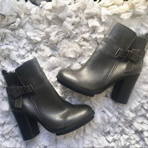 Charcoal Grey Booties